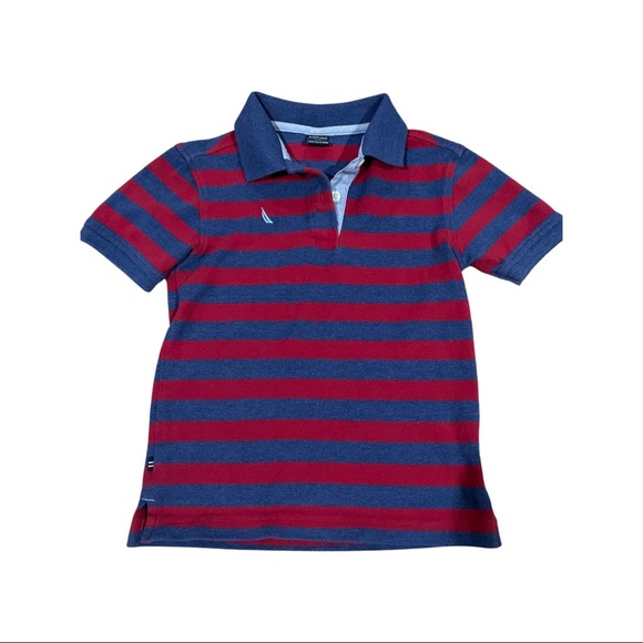 Nautica Boys Stripe Polo Shirt - Picture 2 of 5